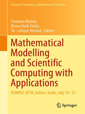 cover image of Mathematical Modelling and Scientific Computing with Applications